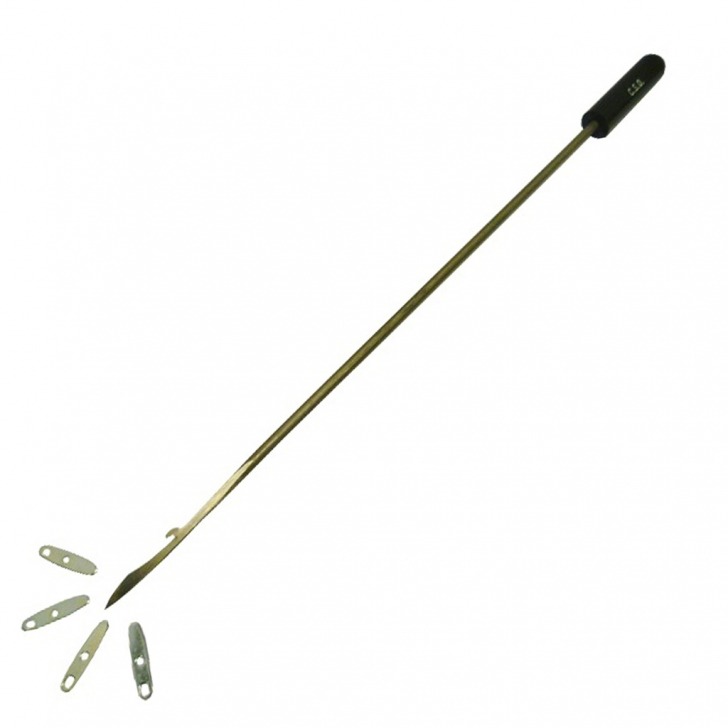 C.S. Osborne No. 613 Furniture Button Tufting Needle & 24 Clasps