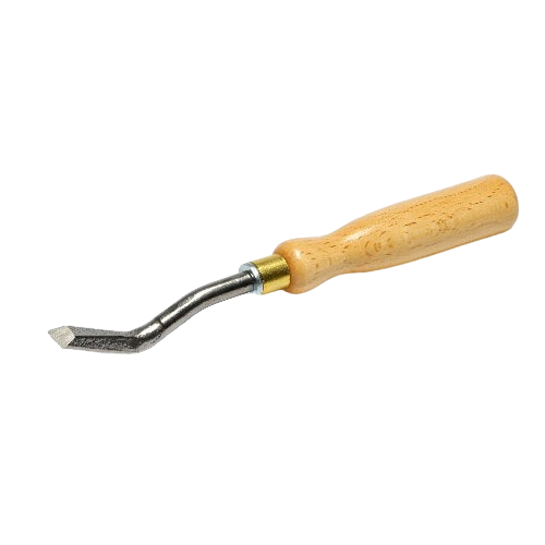 Bent Chisel 4.5" - Wooden Handle
