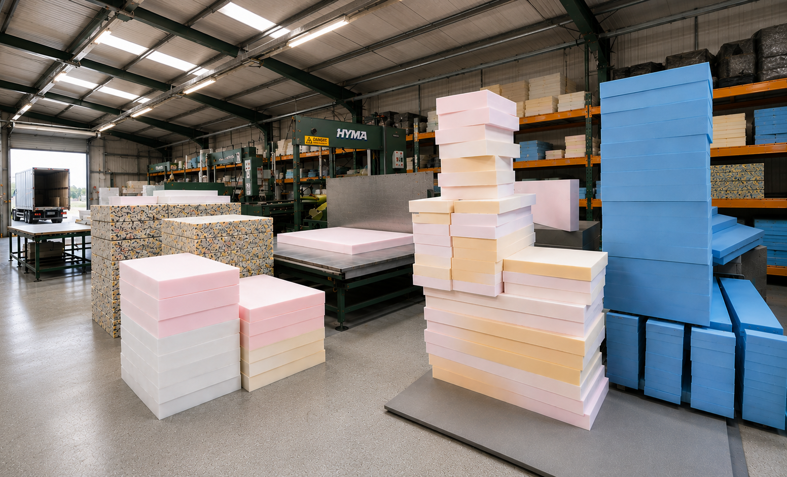Foam sheets and products