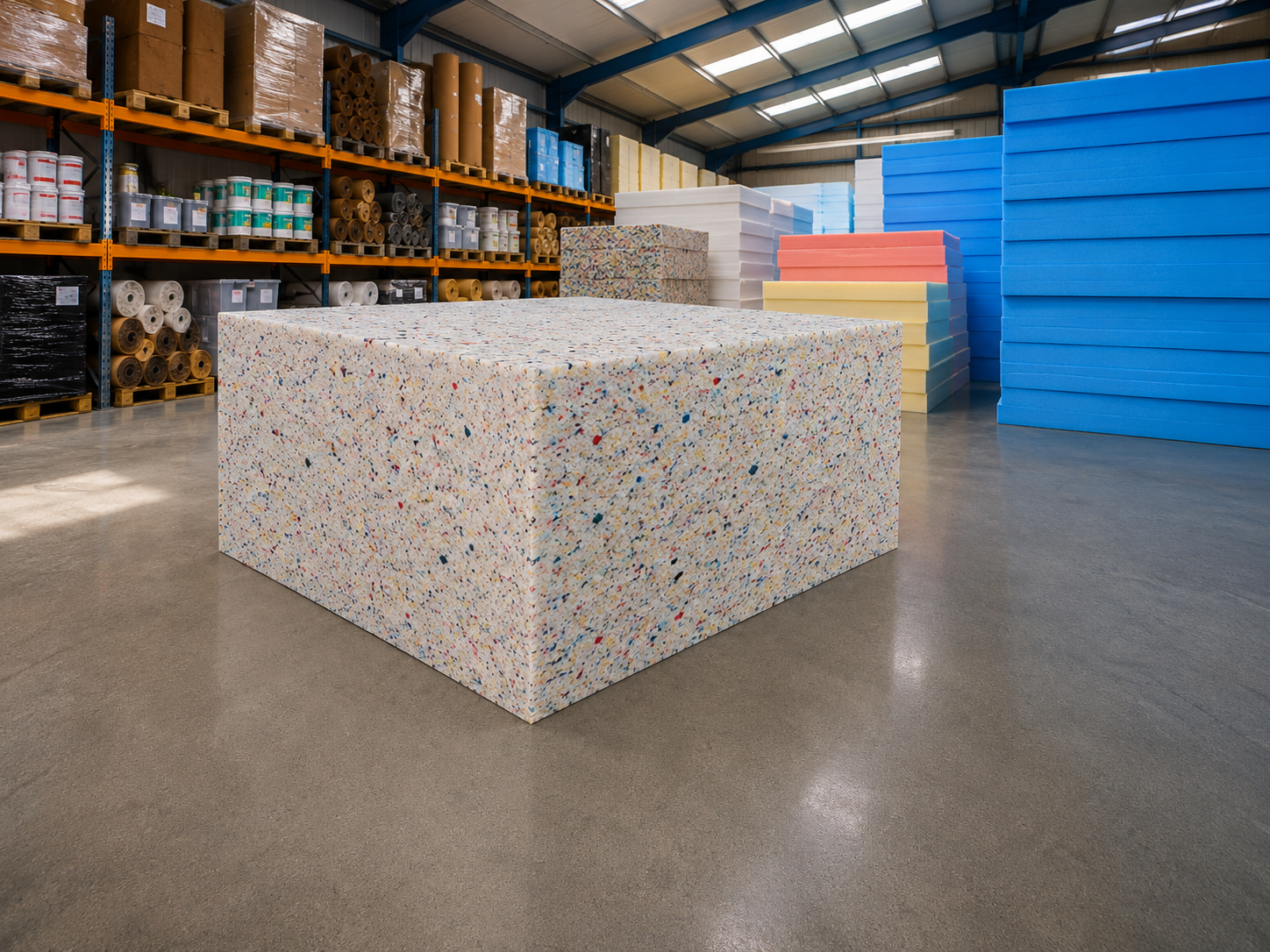 8lb reconstituted foam heavy duty contract seating grade