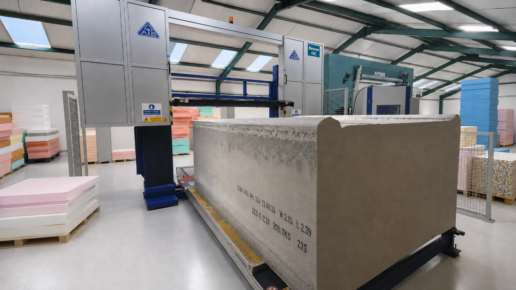 CNC foam cutting