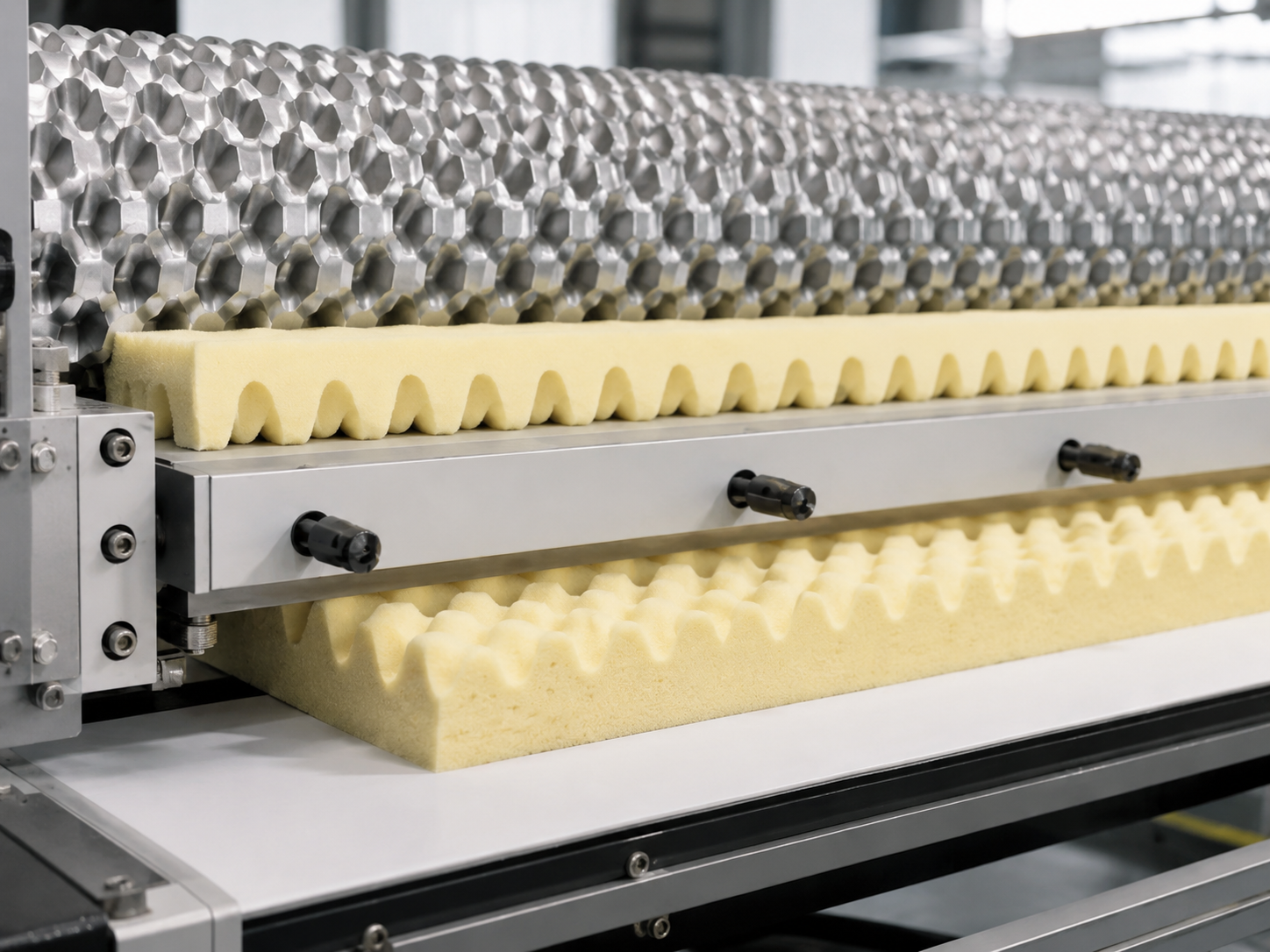 Convoluted and profiled foam
